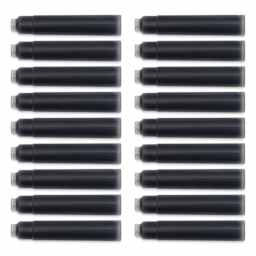 Diamine Ink Cartridges - Pkg of 18, Chocolate Brown, contents