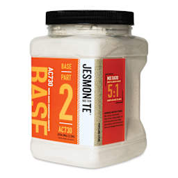 Jesmonite AC730 Micro-Concrete - Base, Portland Stone, XS, 2.25 kg Jar right side of container