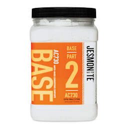 Jesmonite AC730 Micro-Concrete - Base, Silver Grey Granite, XS, 2.25 kg Jar