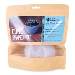 Jesmonite Silicone Pot Mold - Shaped Pot front of packaging