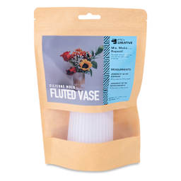 Jesmonite Silicone Fluted Vase Mold front of packaging