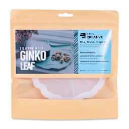 Jesmonite Silicone Ginkgo Leaf Mold front of packaging