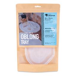 Jesmonite Silicone Tray Mold - Oblong Tray front of packaging