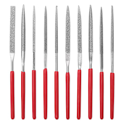 Hawk Diamond Files - Set of 10, Assorted Shapes, 100 mm