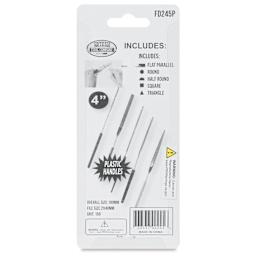 Hawk Diamond Files - Mini, Set of 5 back of packaging