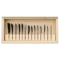 Flexcut Power Gouges - Set of 14 - open to show contents