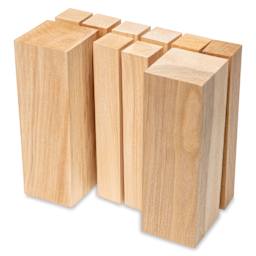 BeaverCraft Basswood Carving Block Set - Pkg of 10, Assorted Sizes