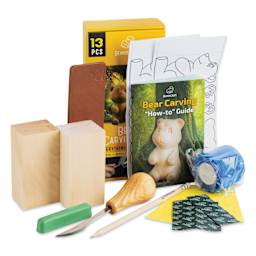 BeaverCraft Bear Carving Kit contents