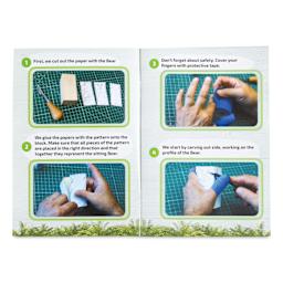 BeaverCraft Bear Carving Kit instructional pamphlet