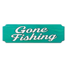Foggy Bottom Woodworks Pine Signboard - Rectangle with finished design applied