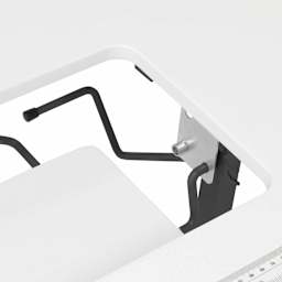 Studio Designs Rollaway II Sewing Table - Black/White, adjustable sewing platform