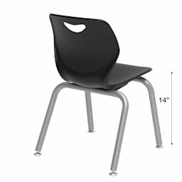 WB Mfg Sconnie 4-Legged Chair 14" seat height