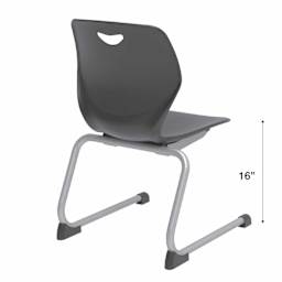 WB Mfg Sconnie Cantilever Chair - 16", seat height