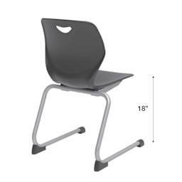 WB Mfg Sconnie Cantilever Chair 18" seat height