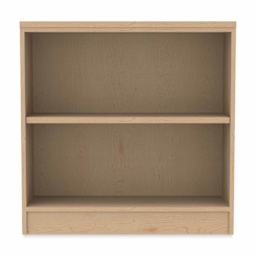 WB Mfg Single Sided Bookcase - 36" x 36" x 12", Wood, front of bookcase