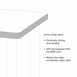 WB Mfg ELO Rectangle Table - Vision Vava Top, Medium