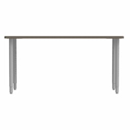 WB Mfg ELO Rectangle Table - Vision Vava Top, Tall, side of table