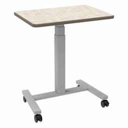 WB Mfg Elevate Plymouth Desk - Vision Vava Topat an angle