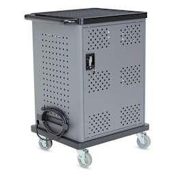 Oklahoma Sound Duet Charging Cart (Angled view)