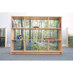 Whitney Brothers Nature View Serenity Cabinet, in classroom