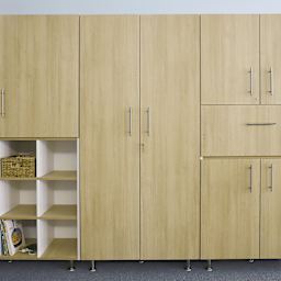 Whitney Brothers ElevatED Tall and Wide Cabinet, inside of a classroom