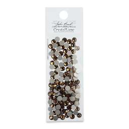 John Bead Crystal Lane Flat Back Rhinestones - Smoked Topaz, 4.7 mm, Package of 144 (In packaging)