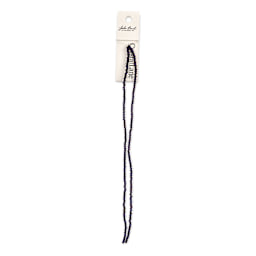 John Bead Crystal Lane Rondelle Bead Strands - Purple, Opaque, Iris, 7"