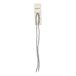 John Bead Crystal Lane Rondelle Bead Strands - Silver, Opaque, Iris, 7"
