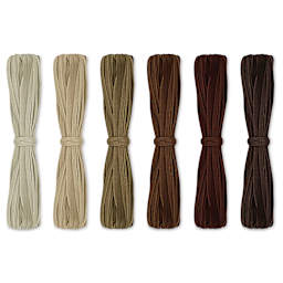Craft Medley Jewelry Craft Cording Set - Brown Scale, Pkg of 18 (contents)