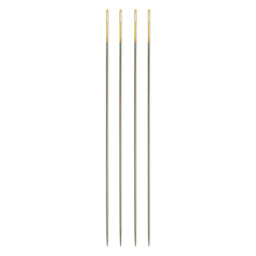 Tulip Needle Company Beading Needles - Size 11, four needles outside of the packaging