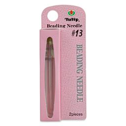 Tulip Needle Company Beading Needles - Size 13, Pkg of 2, front of the packaging