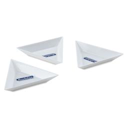 Beadalon Tri-Trays - White, Pkg of 3