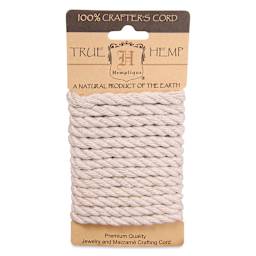 Hemptique Twisted Hemp Rope - Natural, 6 mm, 2 m