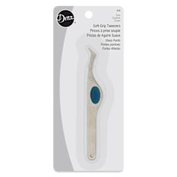 Dritz Soft Grip Tweezers - front of packaging
