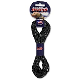 Pepperell Parachute 550 Cord - Reflective Black, 16 ft - front of packaging