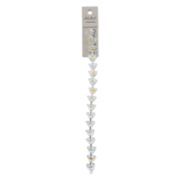John Bead Crystal Lane DIY Glass Garden Bead Single Strand - Flowers, Crystal Aurora Borealis front of packaging