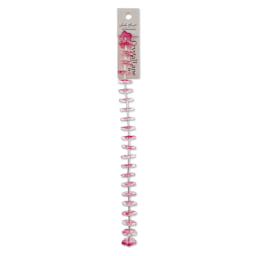 John Bead Crystal Lane DIY Glass Garden Bead Single Strand - Flower Caps, Red front of packaging