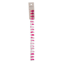 John Bead Crystal Lane DIY Glass Garden Bead Single Strand - Teardrops, Red front of packaging