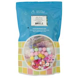 John Bead Craft Beads Bracelet Kit - Green - back of packaging