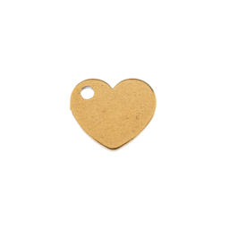 John Bead Sweet & Petite Metal Charms - Gold Hearts single charm