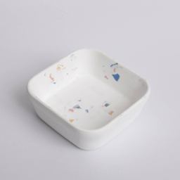 Jewelry Made By Me Dish Silicone Mold - Small Square Dish completed project (resin not included)