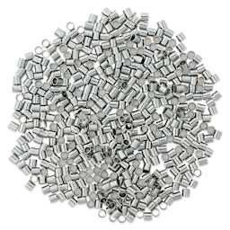 Cousin Jewelry Basics Crimp Tubes - Pkg of 500, Silver, 2 mm