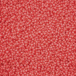 John Bead Solgel Chalk Dyed Czech Seed Beads - 11/0, Pink
