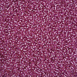 John Bead Solgel Czech Seed Beads - S/L, Bubble Gum Pink