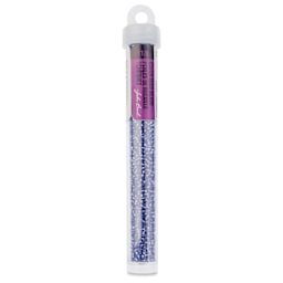 John Bead Solgel Czech Seed Beads - S/L, Purple, 23 g vial