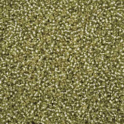 John Bead Solgel Czech Seed Beads - S/L, Avocado, 23 g vial