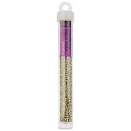 John Bead Solgel Czech Seed Beads - S/L, Avocado