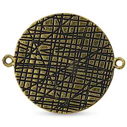 Ranger Ice Milan Bezel - Circle, Antique Bronze, 3.5 cm Dia. - back