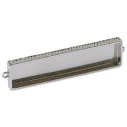Ranger Ice Industrial Bezel - Rectangle, Sterling Silver, 7.3 cm x 1.5 cm