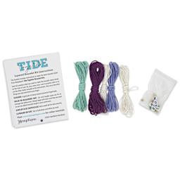 Hemptique Tide Together Layered Hemp Bracelet Kit - Aruba - contents